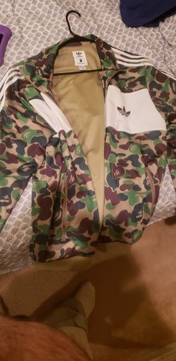 Adidas bape jacket size 2xl worn 3 times