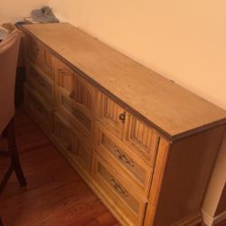 Wood Clothes Dresser 