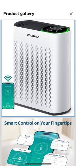 Eco Self Air Purifier+ Smart WiFi