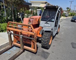 Compact Telehandler Forklift with Forks