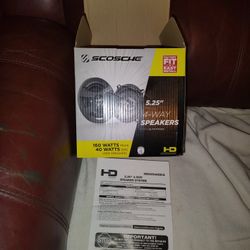 SCOSCHE 5.25" 4 WAY SPEAKERS