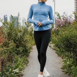 Yogalicious High Waist Ultra Soft Nude Tech Leggings for Women. Size: M