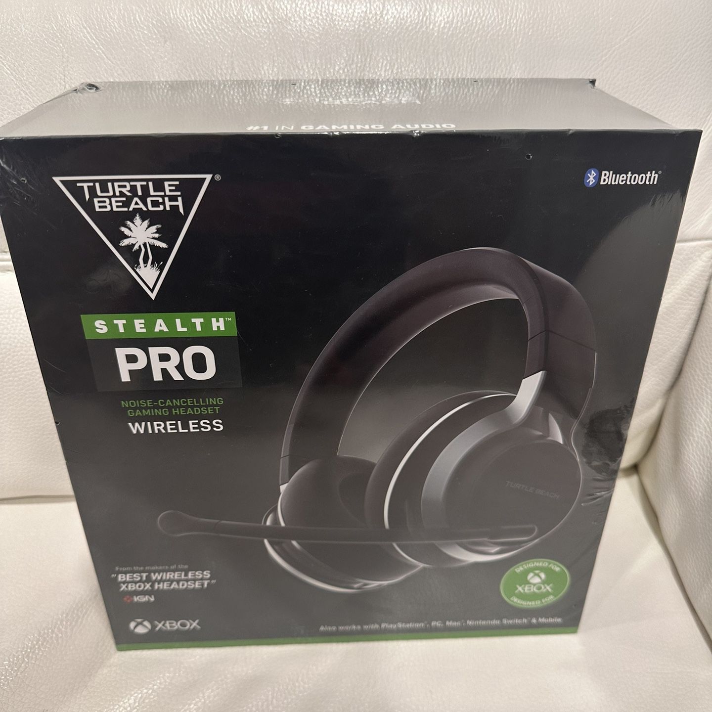 Turtle Beach Stealth Pro Multiplatform Wireless Noise-Cancelling Gaming Headset for Xbox Series X|S, Xbox One, PS5, PS4, PC, Mac, Switch, & Mobile – 5