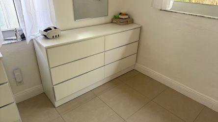 Large White Dresser