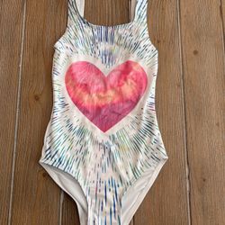 NWT Stella Cove Size 2yrs Heart Rays Tie Dye One Piece Swimsuit Retail $95