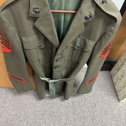 USMC Marine Coat Medium Adult 