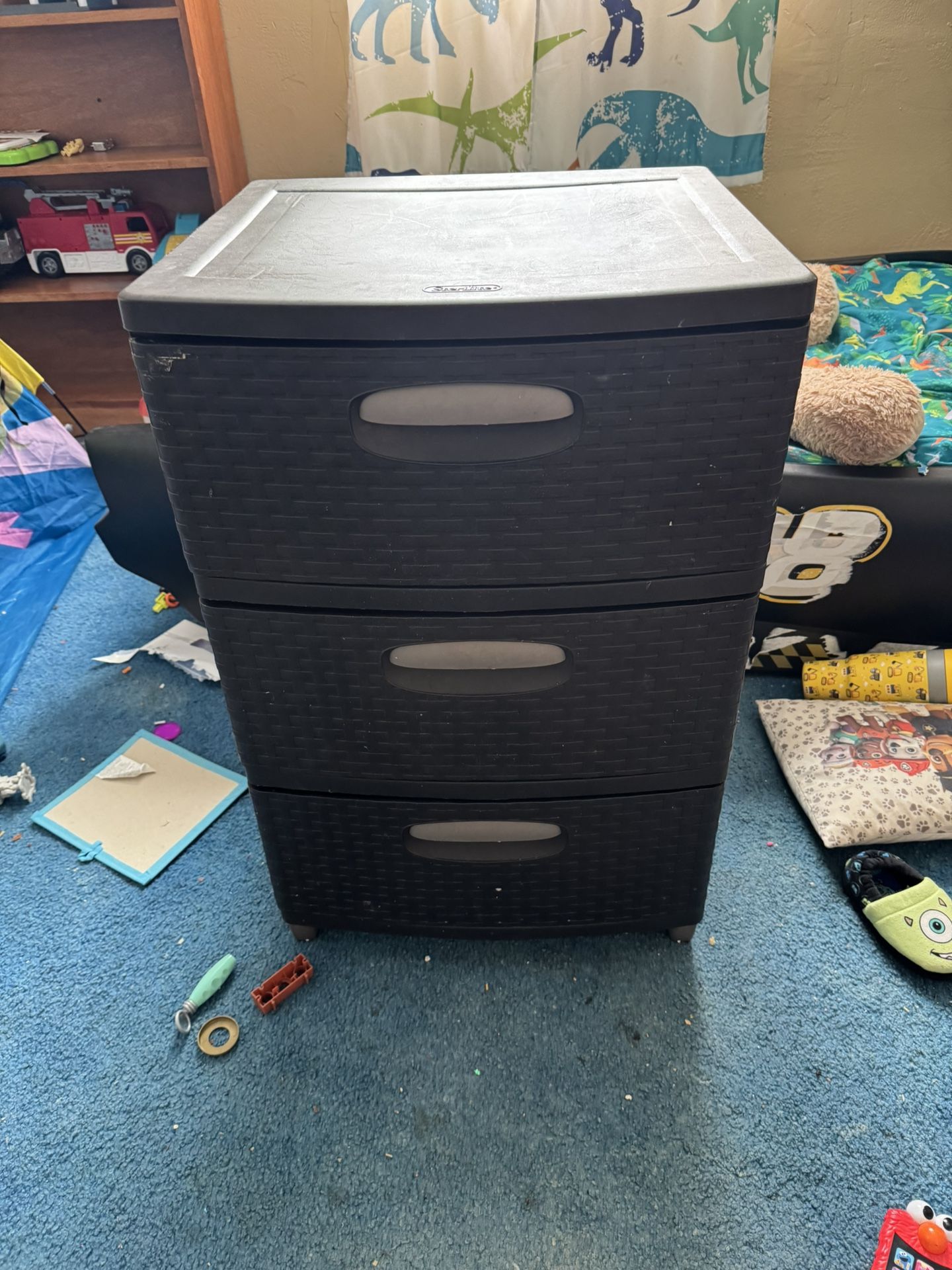 Plastic 3 Drawer Storage