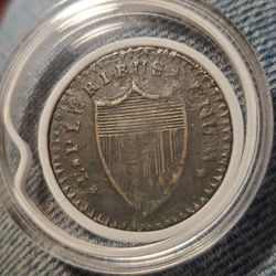 CDBSX800 VERY RARE CAMEL HEAD VARIETY 1787 NEW JERSEY HALF PENNY 