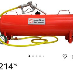 JohnDow Industries JDI-FST15 15 Gallon Fuel Station - Durable and Convenient Fuel Storage and Dispensing Solution,Red