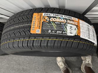 265/70R16 112H Cosmo Tires Brand New