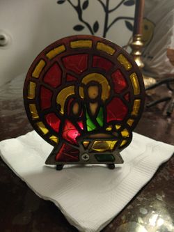 Stained Glass Votive Holder