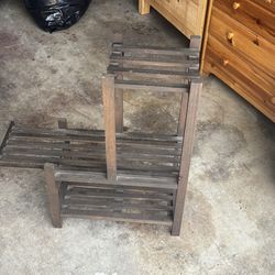 Wooden Shoe Rack – 3 Tier – Space Saving – $15