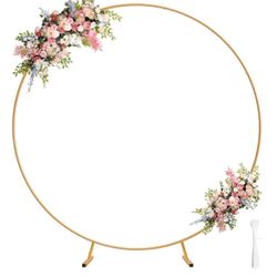 Round Gold Arch 7.2ft