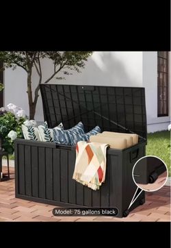 75 gallon plastic storage