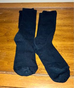 2 pairs of Black Crew Socks Only Worn Once