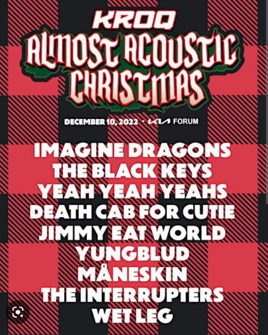 KROQ ALMOST ACOUSTIC CHRISTMAS 2022
