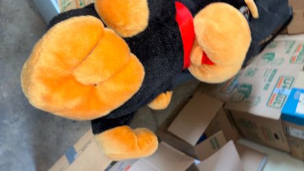 Giant stuffed dog