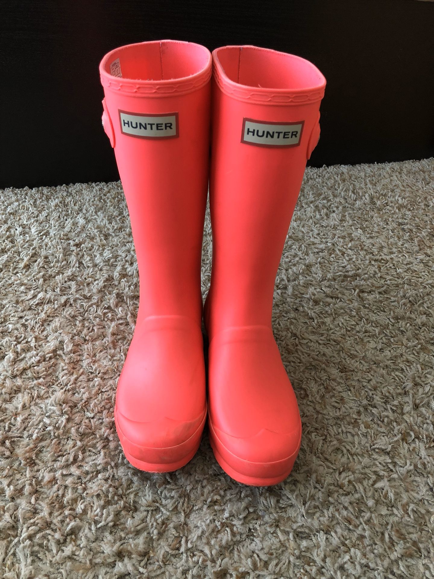 Hunter Rain Boots. Big Kids Size 4