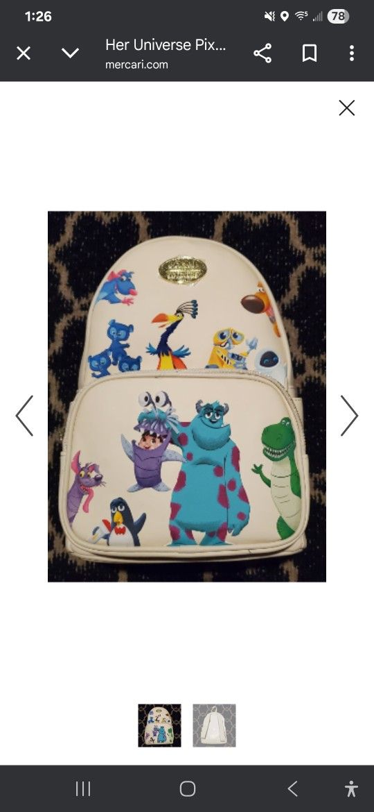 Pixar Loungefly Bag