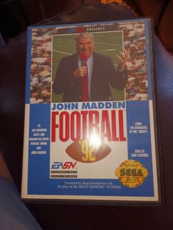 John Madden Football '92 Sega Genesis