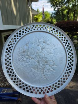 Vintage Hammered serving tray