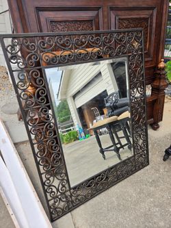 Iron Detailed Mirror