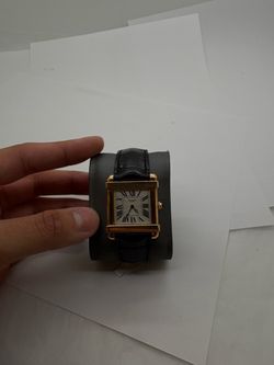 Cartier Tank Chinoise 18K Yellow Gold Automatic Watch
