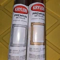 2 Cans Barely Used Metalic Spray paint 