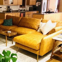 Albany Park Vegan leather couch