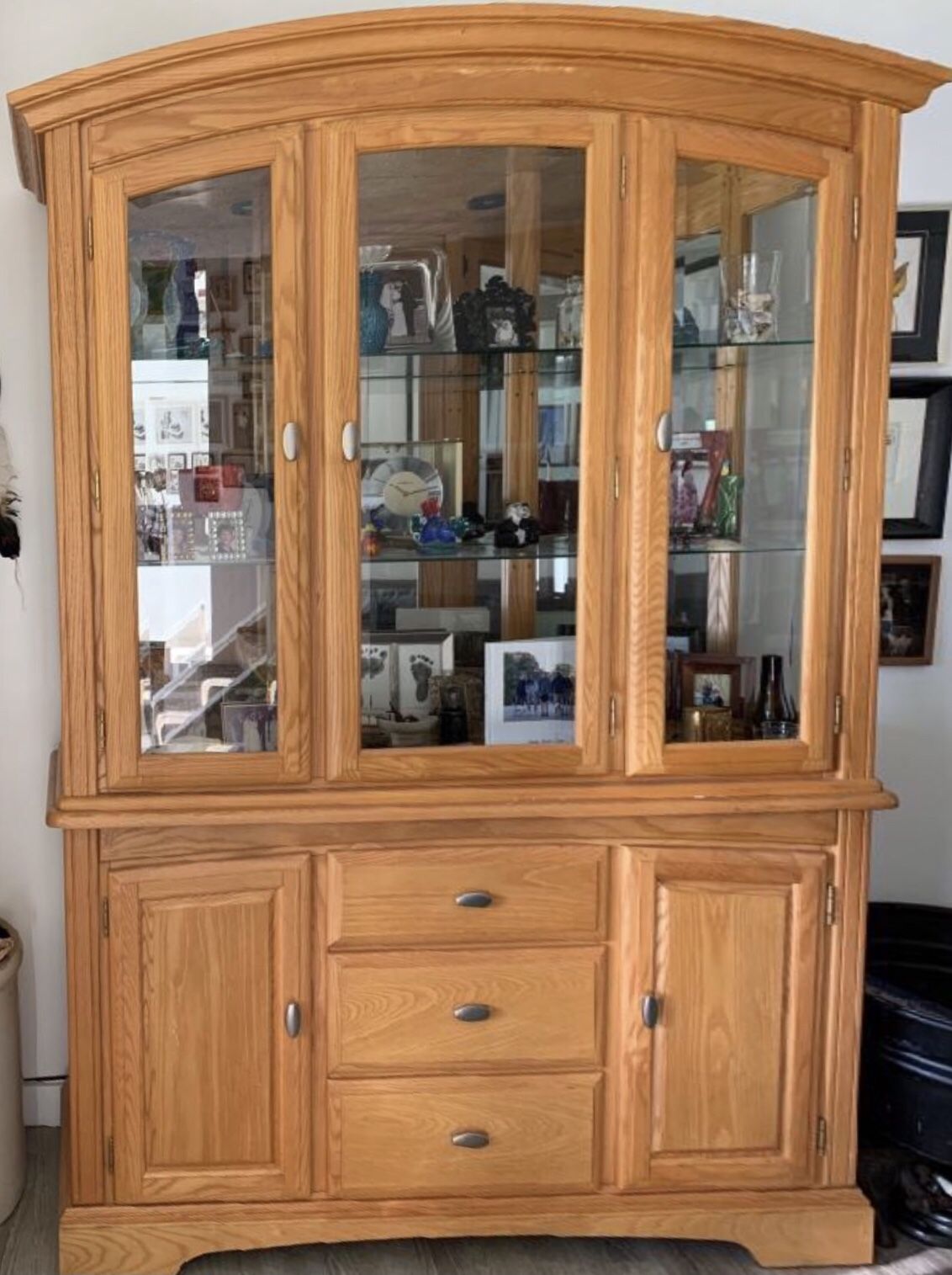 China Cabinet ,Oak