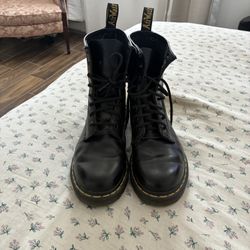 Dr. Martens Smooth Leather Lace Up Boots