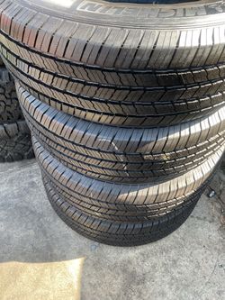 Set of four used Michelin 255/70R18 $300.