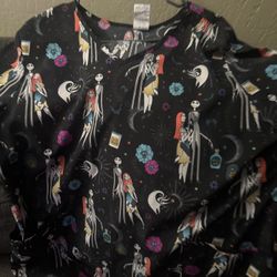 Disney Scrubs Tops