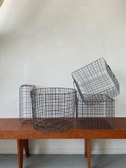 4 Piece Metal Storage Set
