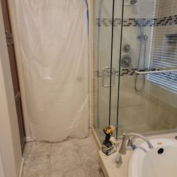 Shower Glass Door 30"×77"