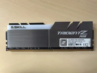 Memory/RAM: 4x G.Skill TridentZ RGB DDR4-3600 32GB