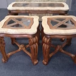 Coffee Table And 2 Night Stands 