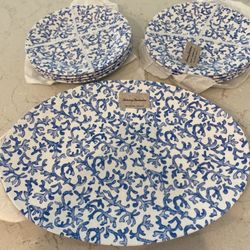 Tommy Bahama Melamine Plates & Serving Platter