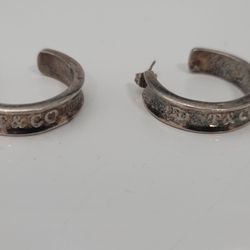 Authentic Tiffany And Company Hoop Earrings $100