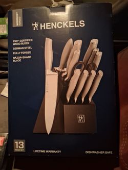 15 pc.  Razor sharp knife set