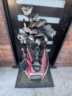 TaylorMade r7 CGB MAX Iron Set with Bennington Golf Bag