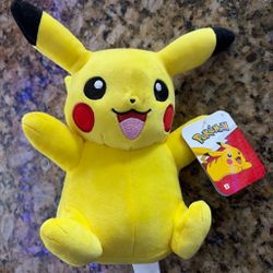 Pikachu Stuffed Animal - Brand New