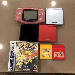 Nintendo Gameboy Advance GBA Consoles Pokémon Games 