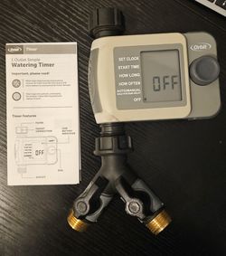 Orbit Watering Timer + 2-Way Hose Splitter