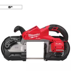 Milwaukee Cordless Deep Cut Band Saw Tool Only 5” x5” Cut New In Box