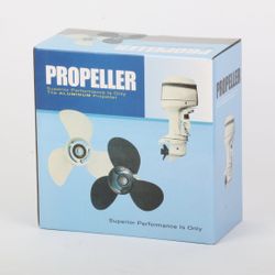 White 13 5/8x13 Aluminum Boat Outboard Propeller fit for Yamaha Outboard 50-130hp 15 Spline Tooth