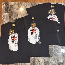 BAPE RED STAR T SHIRT