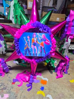 HUNTRIX KPOP demon hunters tambor star pinata CUSTOM PRINT
