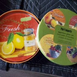 Four New Dessert Plates 