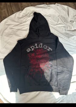 Sp5der Hoodie Rhinestone 
